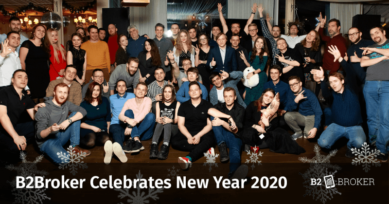 B2Broker Sees in 2020 with Simultaneous Office New Year Parties