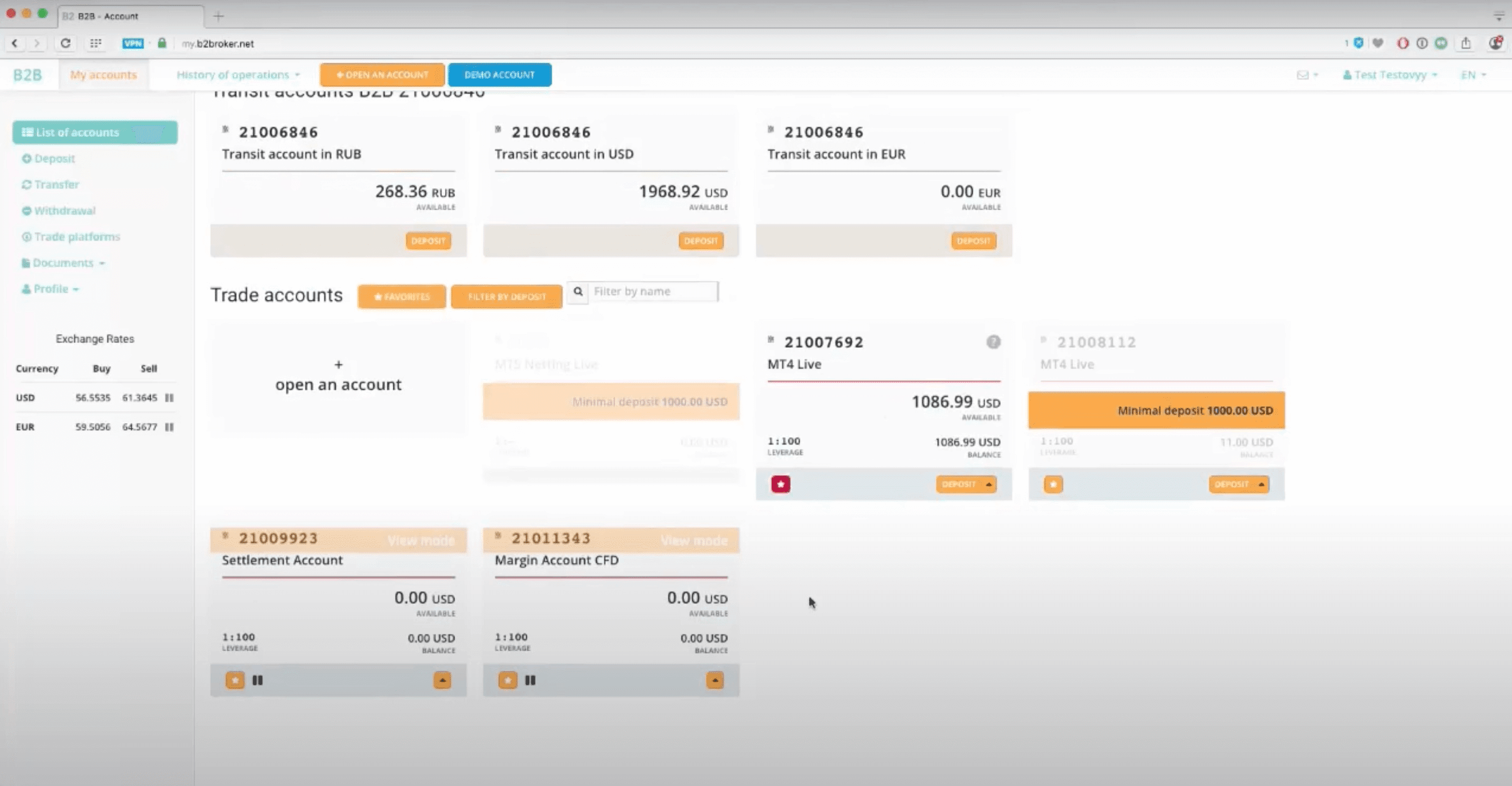 Личный кабинет – Презентация :: B2Broker