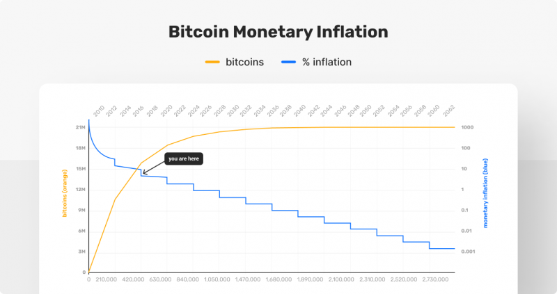 Bitcoin Monetary Inflation