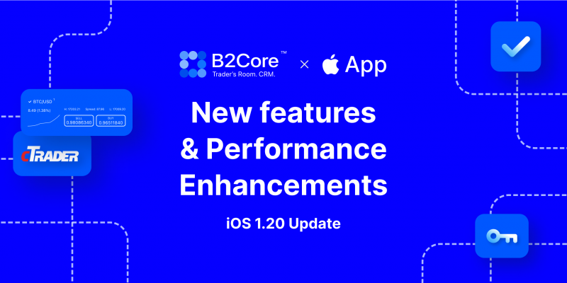 B2CORE iOS v1.20 Integrates with cTrader, Enhancing Mobile Trading Standards