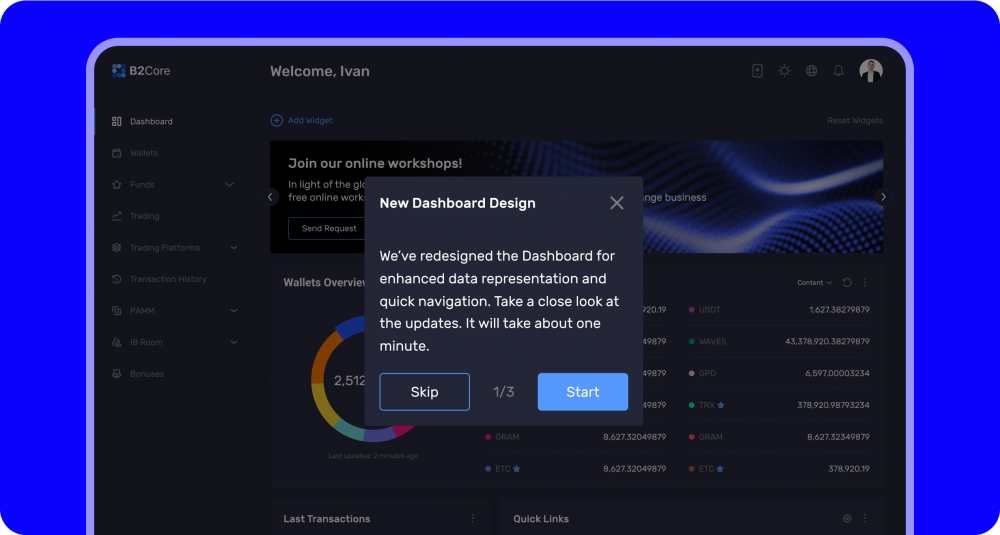 B2CORE 推出新一代 CRM 界面，实现卓越的用户体验