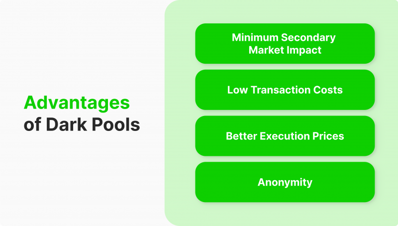 advantages of dark pools.