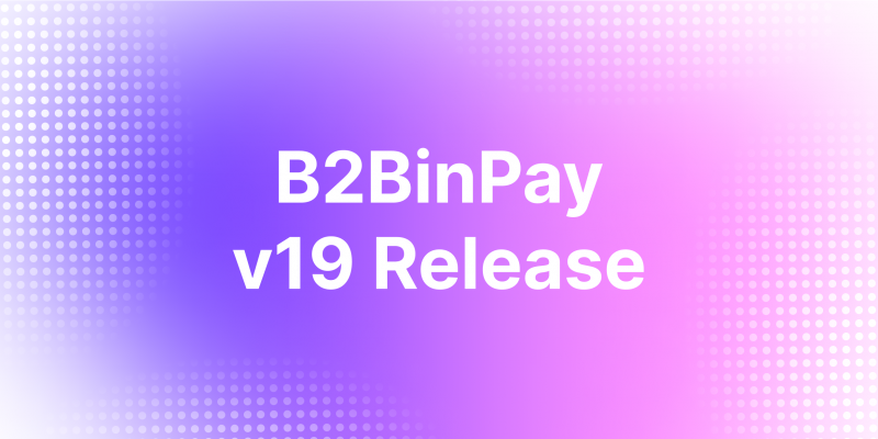 B2BinPay V19 Release