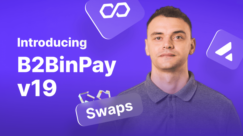 Discover Newly Added Swaps & Blockchains in Our B2BINPAY V19 Update