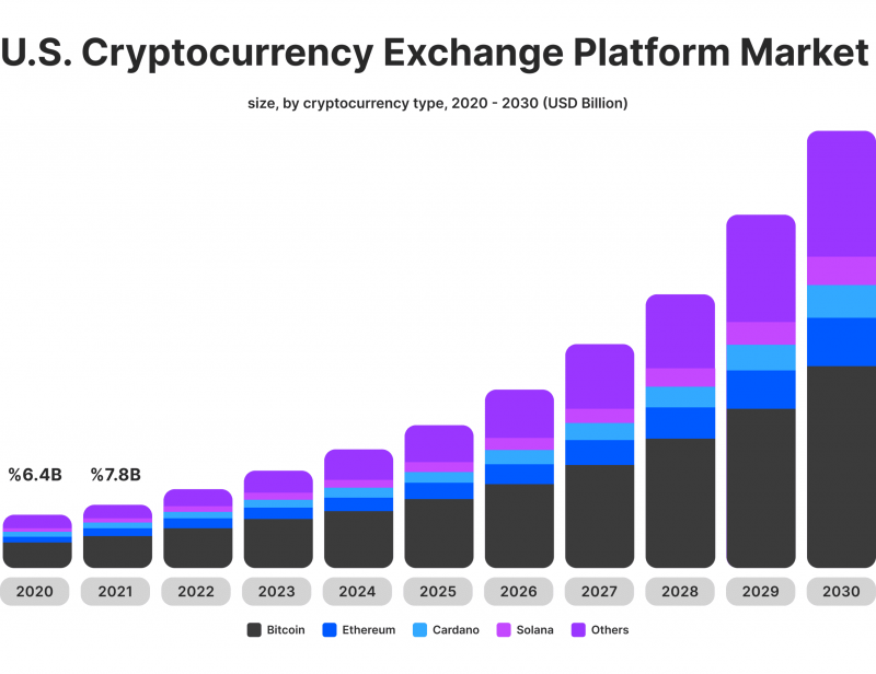 Projected Growth of US Crypto Exchanges
