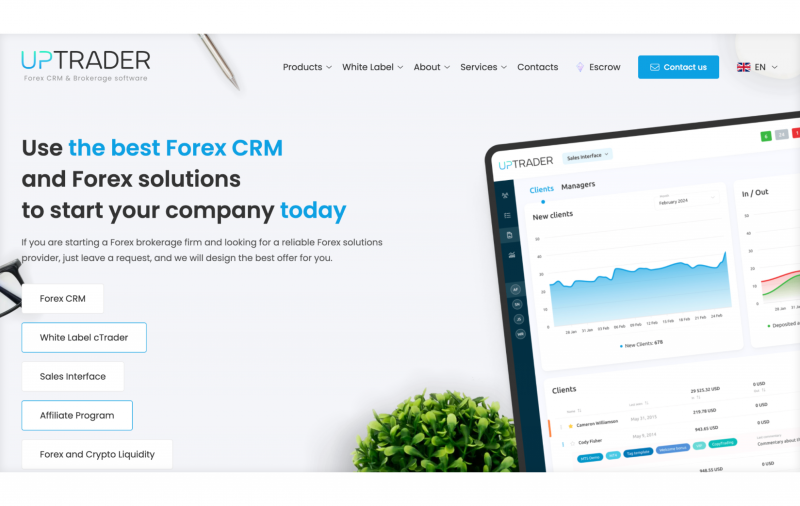 Uptrader CRM