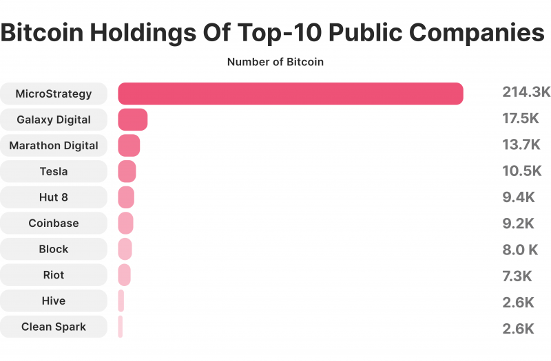 companies that hold Bitcoin