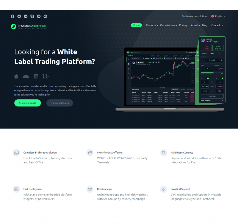 WOW Trader white label platform