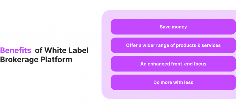 benefits of white label brokerage platform