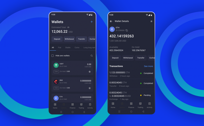 B2Core Android as a Hot Wallet