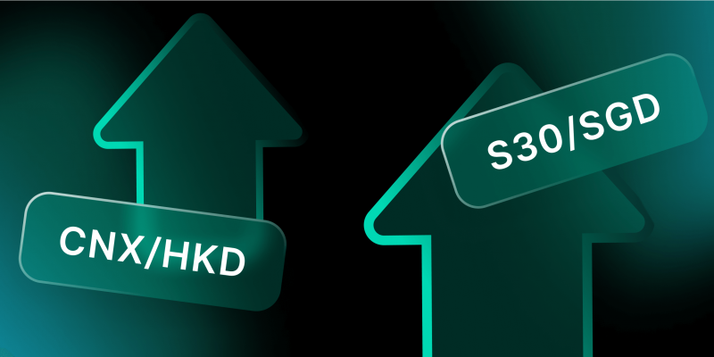 CNX/HKD and S30/SGD cash indices added to B2BROKER portfolio