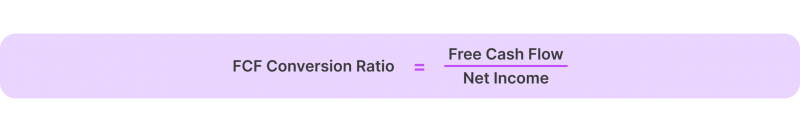 FCF Conversion formula